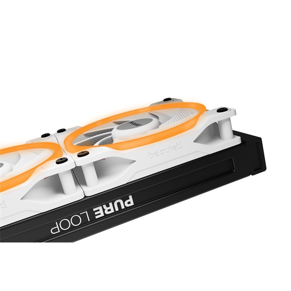 Be Quiet! Cooler 12cm - LIGHT WINGS WHITE 120mm PWM high-speed Triple-Pack (RGB, 2500rpm, 31dB, fehér) - Image 3