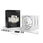 Be Quiet! Cooler 12cm - LIGHT WINGS WHITE 120mm PWM high-speed Triple-Pack (RGB, 2500rpm, 31dB, fehér) - Image 6