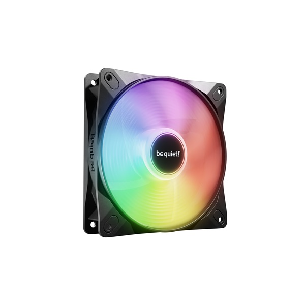 Be Quiet! Cooler 12cm - LIGHT WINGS LX 120mm PWM Reverse Black (RGB, 1500rpm, 28,5dB, fekete) - Image 2