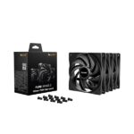 Be Quiet! Cooler 12cm - PURE WINGS 3 120mm PWM HS 3-Pack (2100rpm, 30,9dB, fekete) - Image 3