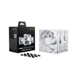 Be Quiet! Cooler 12cm - PURE WINGS 3 120mm PWM Reverse W 3-Pack (1500rpm, 28,5dB, fehér) - Image 3