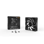 Be Quiet! Cooler 12cm - PURE WINGS 3 120mm PWM high-speed (2100rpm, 30,9dB, fekete) - Image 3