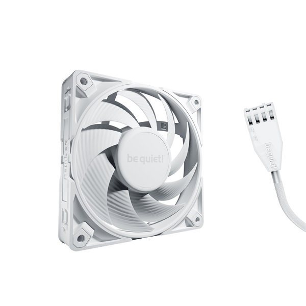 Be Quiet! Cooler 12cm - SILENT WINGS PRO 4 White 120mm PWM (3000rpm, 36,9dB, fehér) - Image 2