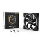 Be Quiet! Cooler 14cm - LIGHT WINGS 140mm PWM (RGB, 1500rpm, 23,3dB, fekete) - Image 5