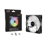 Be Quiet! Cooler 14cm - LIGHT WINGS LX 140mm PWM high-speed (RGB, 1800rpm, 30,5dB, fekete) - Image 9