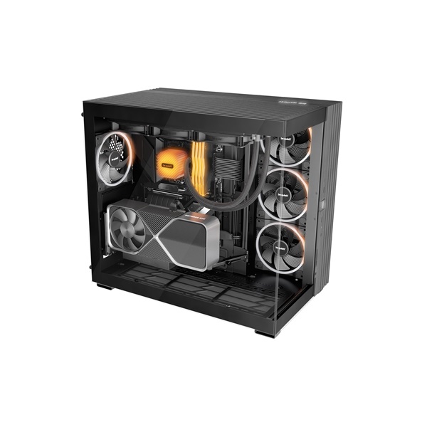 Be Quiet! Cooler 14cm - LIGHT WINGS 140mm PWM Reverse Black (RGB, 1300rpm, 25,5dB, fekete) - Image 5