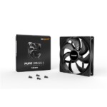 Be Quiet! Cooler 14cm - PURE WINGS 3 140mm (1200rpm, 21,9dB, fekete) - Image 3