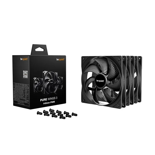 Be quiet! Pure Wings 3 140mm PWM (3-Pack) - Image 3