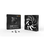 Be Quiet! Cooler 14cm - PURE WINGS 3 140mm PWM high-speed (1800rpm, 30,5dB, fekete) - Image 3