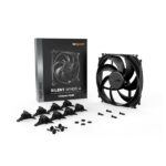 Be Quiet! Cooler 14cm - SILENT WINGS 4 140mm PWM (1100rpm, 13,6dB, fekete) - Image 4