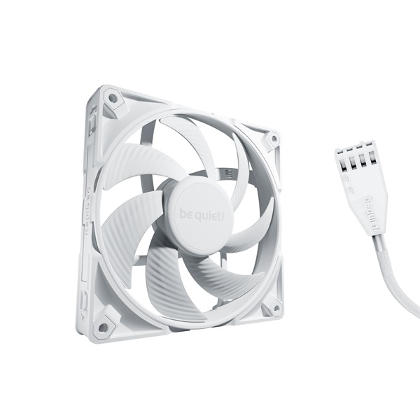 Be Quiet! Cooler 14cm - SILENT WINGS PRO 4 White 140mm PWM (2400rpm, 36,8dB, fehér) - Image 7