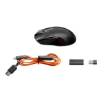 Be Quiet! Egér Vezeték nélküli  - DARK PERK ERGO (Optikai, 32000DPI, 1000Hz, 5 programozható gomb, fekete) - Image 9