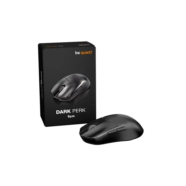 Be Quiet! Egér Vezeték nélküli  - DARK PERK SYM (Optikai, 32000DPI, 1000Hz, 5 programozható gomb, fekete) - Image 8