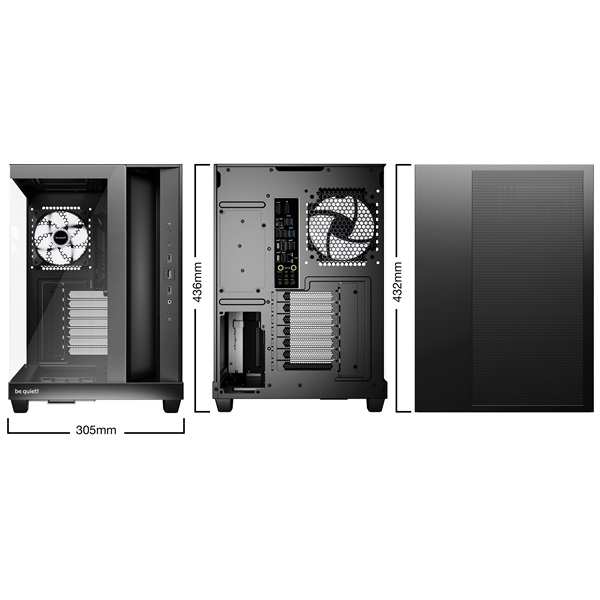 Be quiet! Light Base 500 LX Tempered Glass Black - Image 8