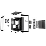 Be Quiet! Számítógépház - LIGHT BASE 600 LX Black (ATX, edzett üveg oldallap, fekete) - Image 4