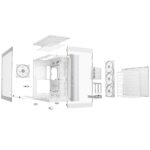 Be Quiet! Számítógépház - LIGHT BASE 900 FX White (ATX, edzett üveg oldallap, fehér) - Image 5