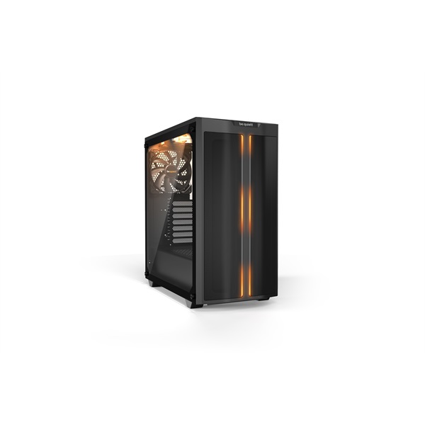 Be Quiet! Számítógépház - Pure Base 500DX Black (ATX, edzett üveg oldallap, fekete) - Image 1