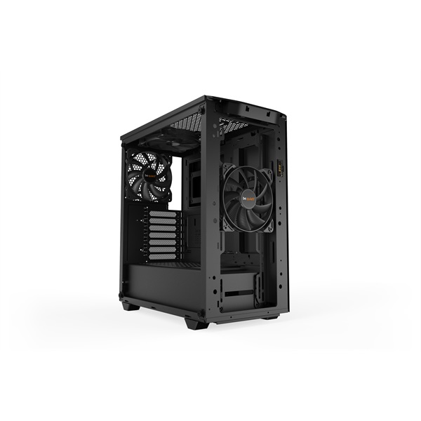 Be Quiet! Számítógépház - Pure Base 500DX Black (ATX, edzett üveg oldallap, fekete) - Image 3