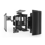 Be Quiet! Számítógépház - Pure Base 500DX Black (ATX, edzett üveg oldallap, fekete) - Image 4