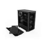 Be Quiet! Számítógépház - Pure Base 500DX Black (ATX, edzett üveg oldallap, fekete) - Image 7