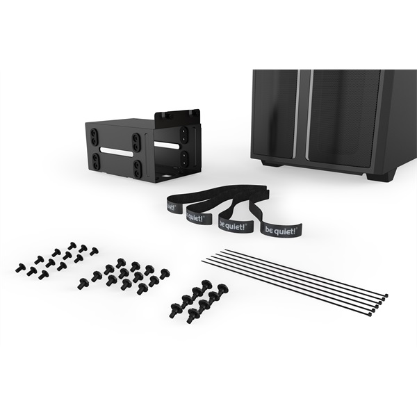 Be Quiet! Számítógépház - Pure Base 500DX Black (ATX, edzett üveg oldallap, fekete) - Image 9