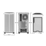 Be Quiet! Számítógépház - Pure Base 500DX White (ATX, edzett üveg oldallap, fehér) - Image 2