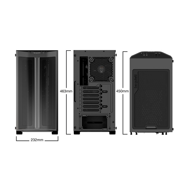 Be_Quiet_Szamitogephaz_-_Pure_Base_500_FX_Black_ATX_RGB_edzett_uveg_oldallap_fekete-i358009.jpg Be Quiet! Számítógépház - Pure Base 500 FX Black (ATX, RGB, edzett üveg oldallap, fekete) - Image 2