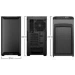 Be Quiet! Számítógépház - Pure Base 501 Airflow (ATX, fekete) - Image 2