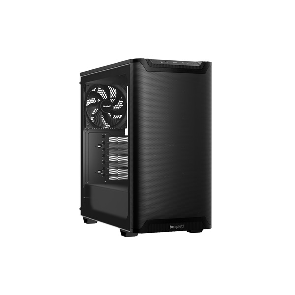 Be Quiet! Számítógépház - Pure Base 501 Airflow Window Black (ATX, edzett üveg oldallap, fekete) - Image 1