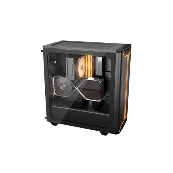 Be Quiet! Számítógépház - Pure Base 501 DX Black (ATX, edzett üveg oldallap, fekete) - Image 12