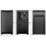 Be Quiet! Számítógépház - Pure Base 501 LX Black (ATX, edzett üveg oldallap, fekete) - Image 9