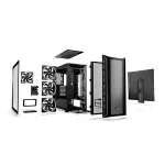 Be Quiet! Számítógépház - Shadow Base 800 FX Black (ATX, edzett üveg oldallap, fekete) - Image 4
