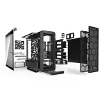 Be Quiet! Számítógépház - Silent Base 802 Window Black (ATX, edzett üveg oldallap, fekete) - Image 8