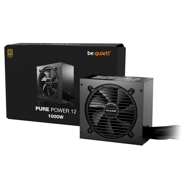 Be Quiet! Tápegység 1000W - PURE POWER 12 (80+ Gold, ATX3.1, fekete) - Image 6