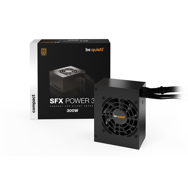 Be Quiet! Tápegység 300W - SFX POWER 3 (80+ Bronze, fekete) - Image 3