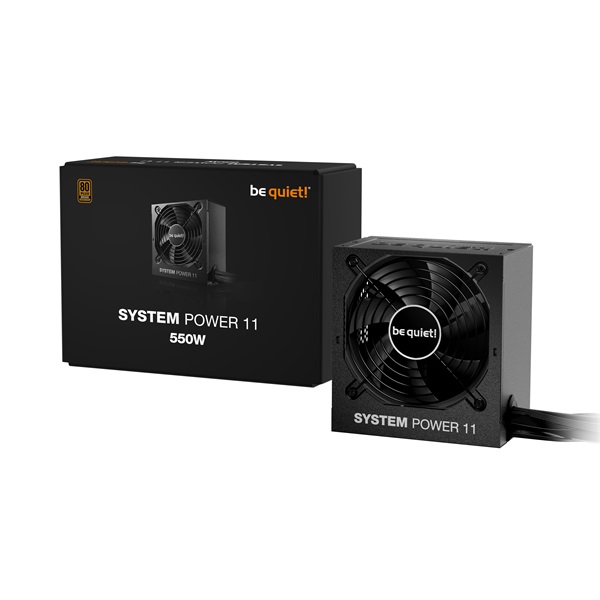 Be Quiet! Tápegység 550W - SYSTEM POWER 11 (80+ Bronze, ATX3.1, PCIe5.1, fekete) - Image 3