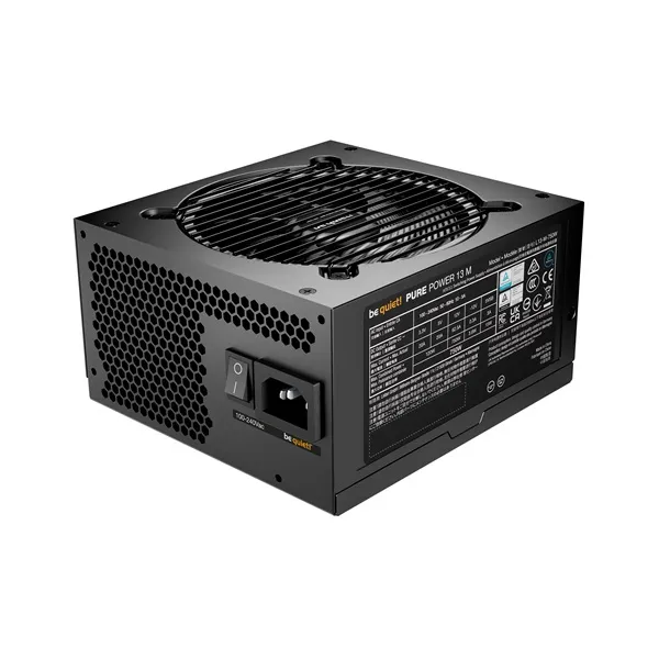 Be Quiet! Tápegység 750W - PURE POWER 13 M (80+ Gold, ATX3.1, PCIe5.1, moduláris, fekete) - Image 3