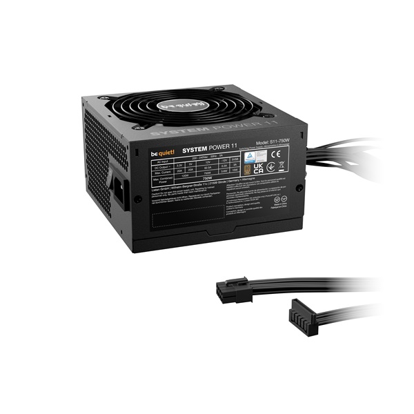 Be Quiet! Tápegység 750W - SYSTEM POWER 11 (80+ Bronze, ATX3.1, PCIe5.1, fekete) - Image 2