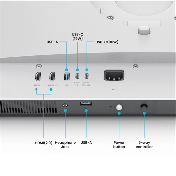 BenQ_Monitor_27_-_MA270U_IPS_MAC_169_3840x2160_5ms_400cdm2_2xHDMI_USB_Speaker_Pivot_magall_VESA-i436523.jpg BenQ Monitor 27" - MA270U (IPS, MAC, 16:9, 3840x2160, 5ms, 400cd/m2, 2xHDMI, USB, Speaker, Pivot, mag.áll., VESA) - Image 3