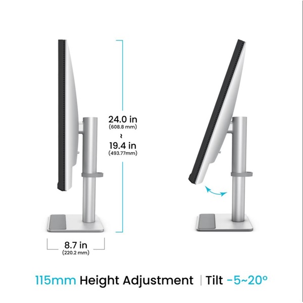 BenQ_Monitor_32_-_MA320U_IPS_MAC_169_3840x2160_5ms_400cdm2_2xHDMI_USB_Speaker_Pivot_magall_VESA-i436528.jpg BenQ Monitor 32" - MA320U (IPS, MAC, 16:9, 3840x2160, 5ms, 400cd/m2, 2xHDMI, USB, Speaker, Pivot, mag.áll., VESA) - Image 4