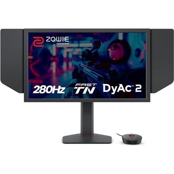 BenQ ZOWIE Monitor 24,1" - XL2546X+ (Fast TN, DyAc 2, 16:9, 1920x1080, 1ms, 320cd/m2, 3xHDMI, DP, mag.áll., 280Hz) - Image 1