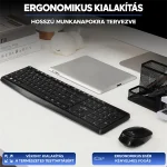 Bluestork Billentyűzet/Egér Kit - 2 in 1 PACK-MEDIA-OFF/HU (Vezeték nélküli, Multiedia, 1600 DPI egér, fekete, magyar) - Image 6