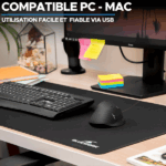 Bluestork Egér - M-W-ERGO (Ergonomic, 2.4G, 7200 DPI, optikai, fekete) - Image 7