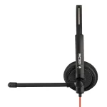 Bluestork Fejhallgató - MC301 Office Headset (mikrofon; hangerő szabályzó, 3,5 Jack, fekete) - Image 2