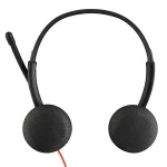 Bluestork Fejhallgató - MC301 Office Headset (mikrofon; hangerő szabályzó, 3,5 Jack, fekete) - Image 3