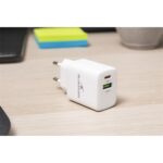 Bluestork Hálózati töltő - PW-30-CA (USB-C, USB-A, 30W, fehér) - Image 4