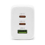 Bluestork Hálózati töltő - PW-65-CCA/0C (2xUSB-C, USB-A, 65W, fehér) - Image 2