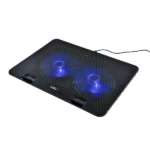 Bluestork Notebook Hűtőpad 17"-ig - NB-COOLER-ONE (LED, 2xUSB-A) - Image 2