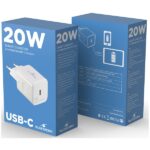 Bluestork Hálózati töltő - PW-NB-20-C (USB-C, 20W, fehér) - Image 4
