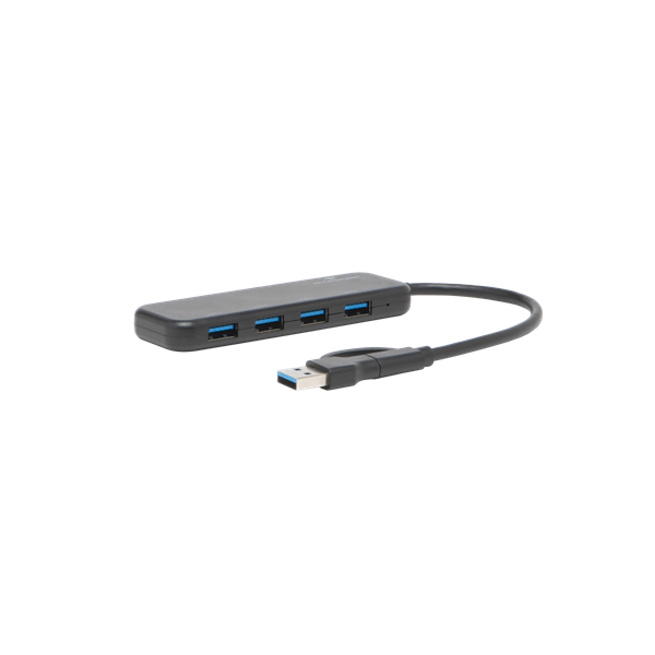 Bluestork USB Hub - HUB-FIRST (4xUSB3.0, USB-C + USB-A, Windows, Mac) - Image 2